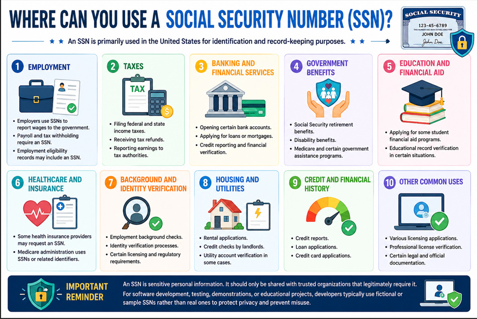 fake ssn generator